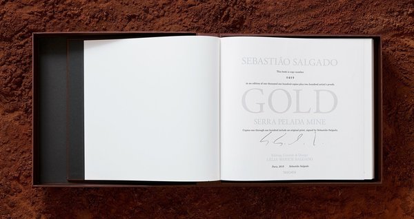 Sebastião Salgado. Gold - Limited and signed edition