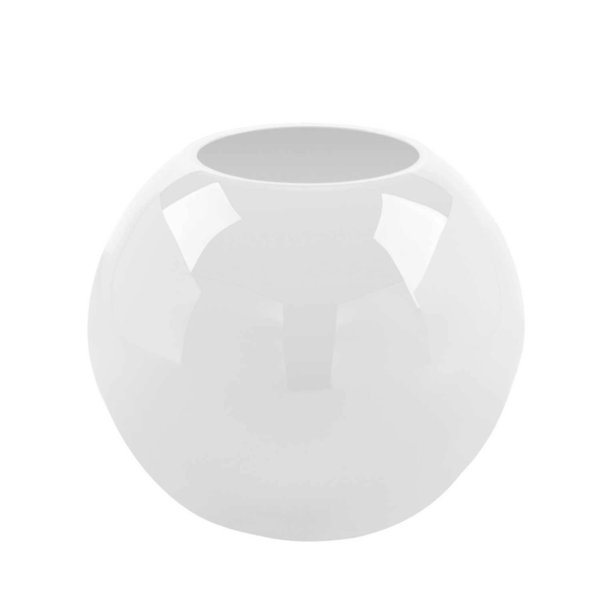 MOON Glasvase rund weiß opal (3 Stück | 2 Stück)