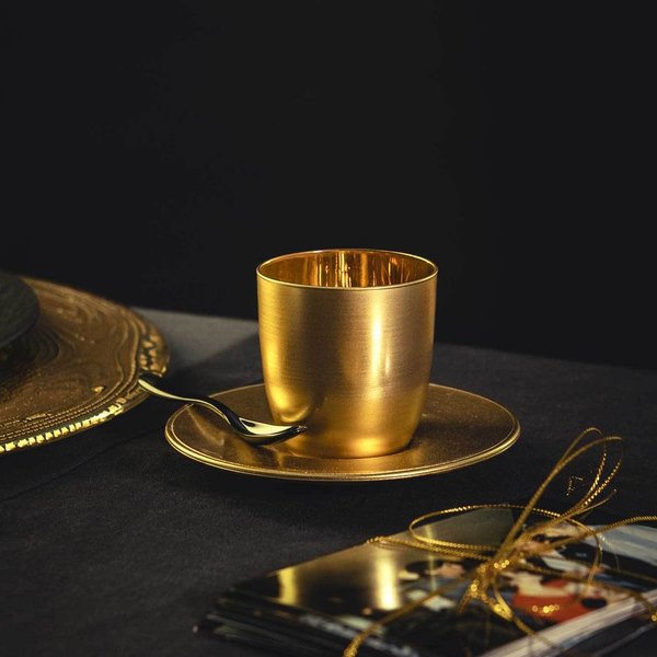 COSMO Collect espresso glass gold